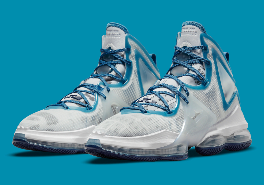 Nike LeBron 19 'White and Dutch Blue'
