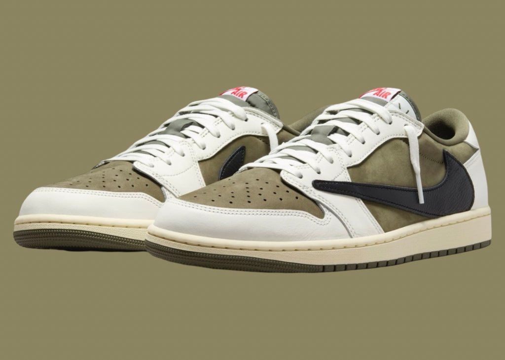 Travis Scott x Air Jordan 1 Low OG “Medium Olive”