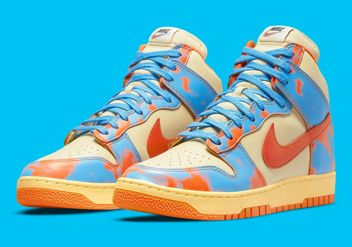Nike Dunk High 1985 “Orange Acid Wash” – Walrus Oxford
