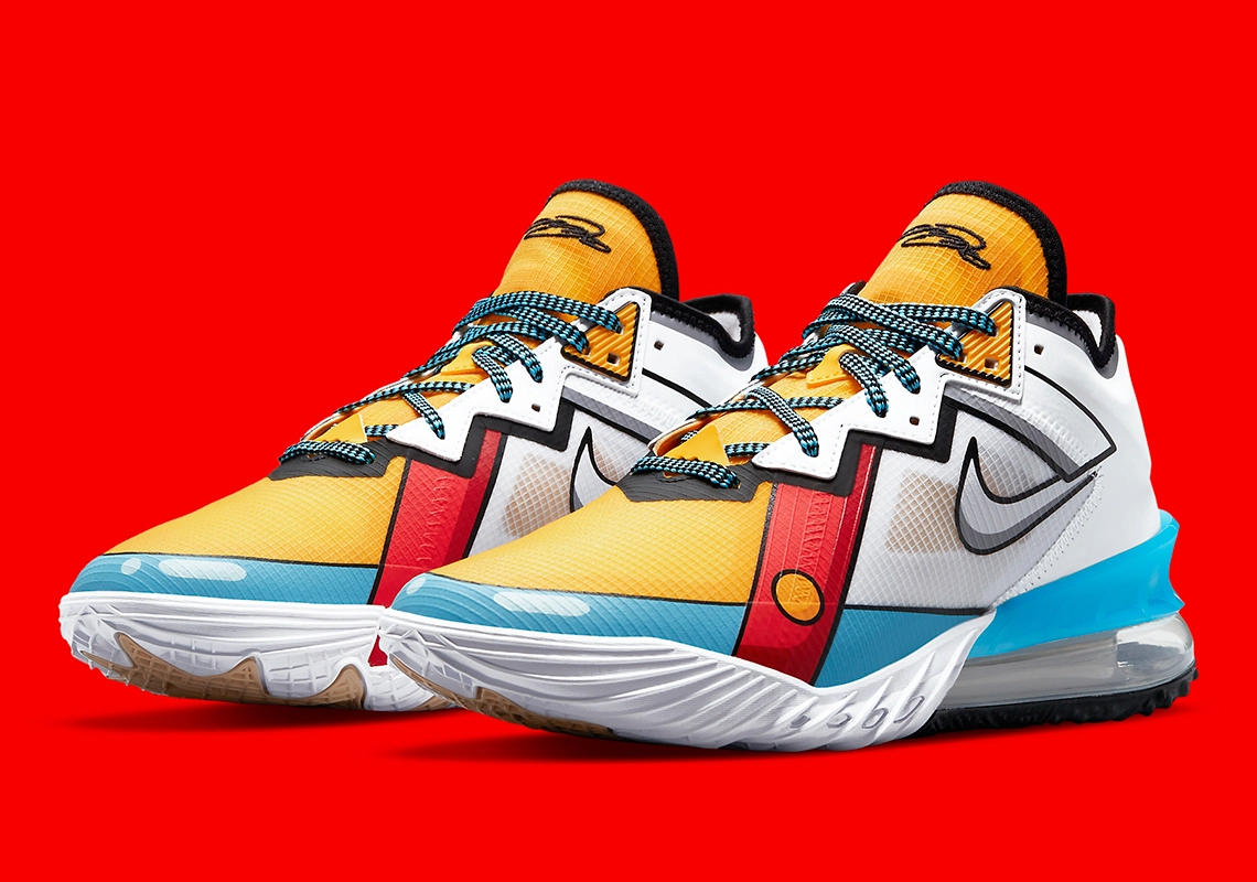 Nike LeBron 18 Low 'Cartoon Art' – Walrus Oxford