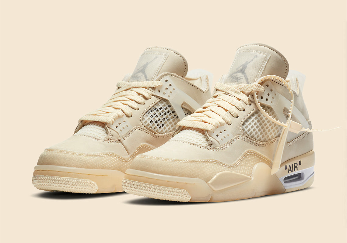 Off-White x Air Jordan 4 “Sail” – Walrus Oxford