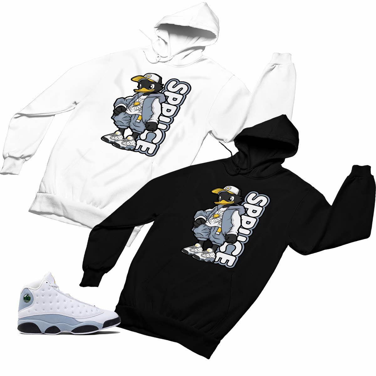Jordan 13 Matching Custom Designed Hoodies – Walrus Oxford