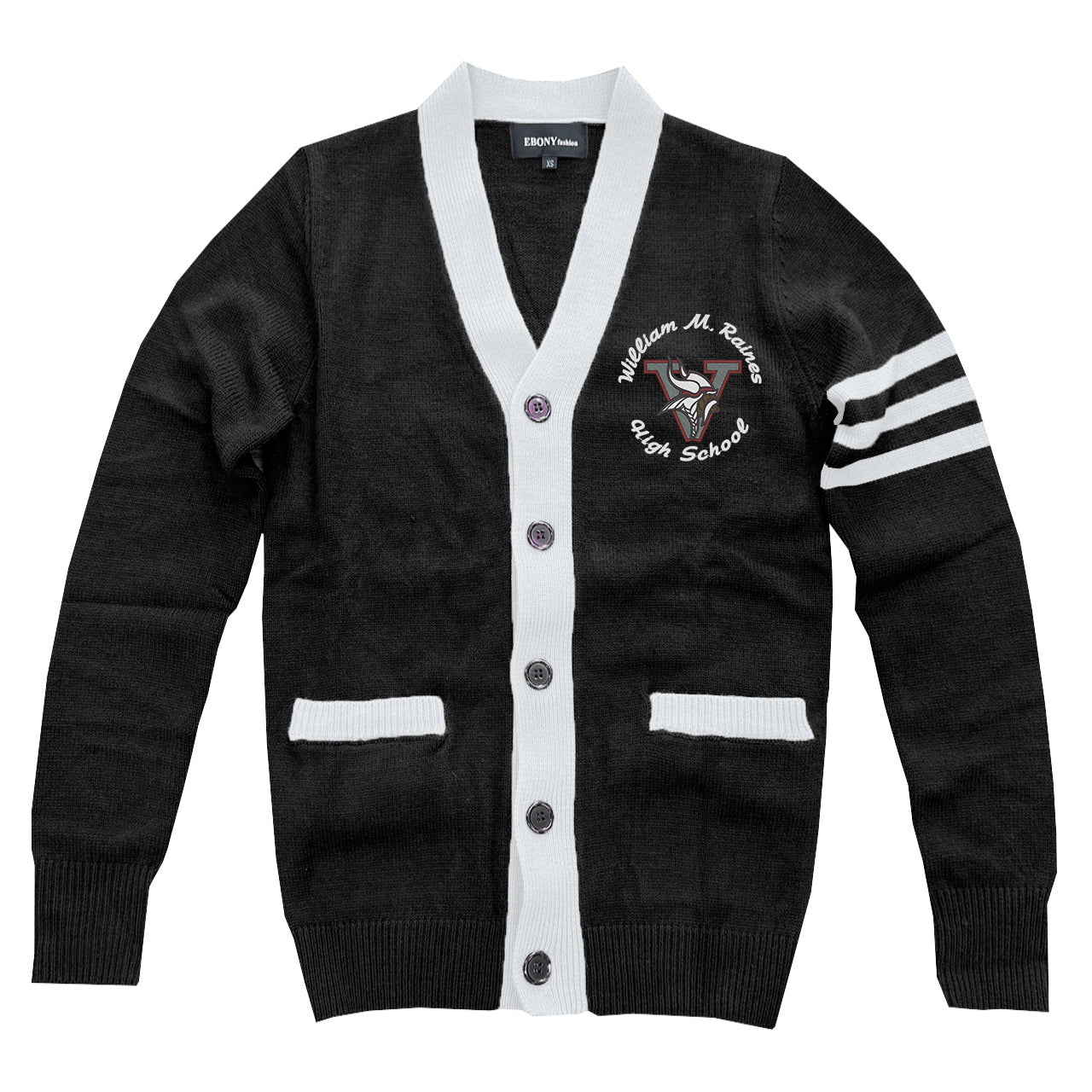 William M. Raines High School Varsity Cardigan Black – Walrus Oxford
