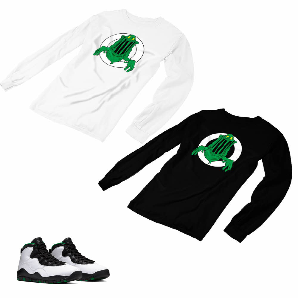 Graphic T Shirt To Match Retro Air Jordan 10 LA Shoe – Vegas Big