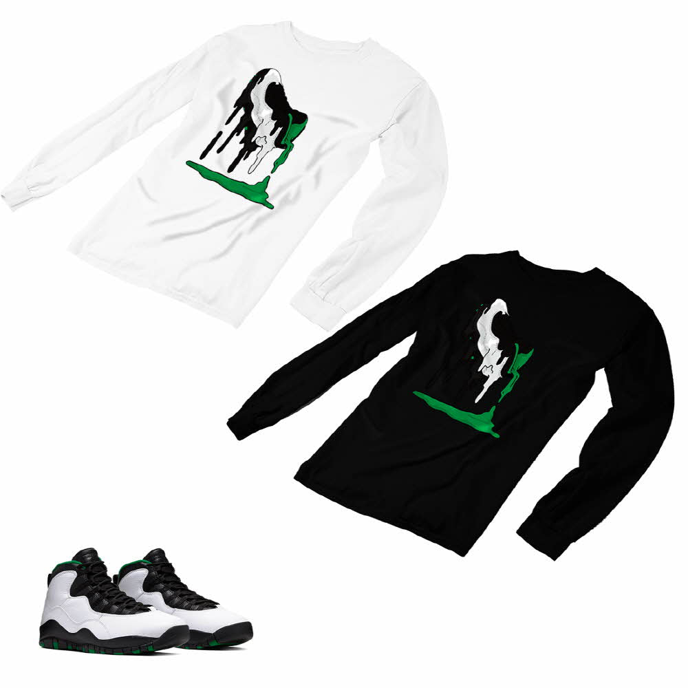 MATCHING STYLE OF JORDAN 10 LONG SLEEVE T SHIRTS Walrus Oxford