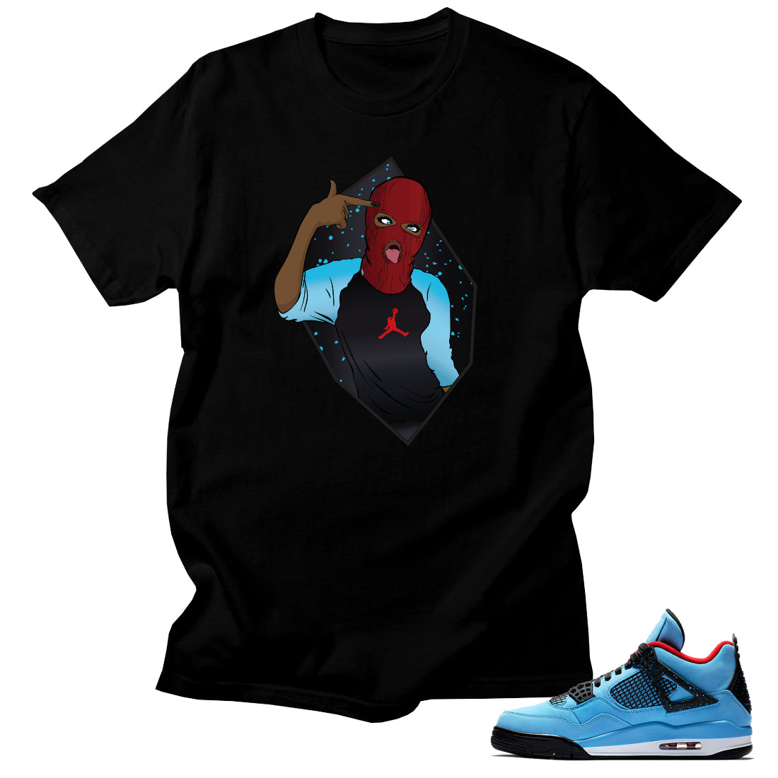 travis scott jordan 4 shirt